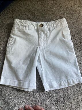 Polo by Ralph Lauren white little boys shorts.